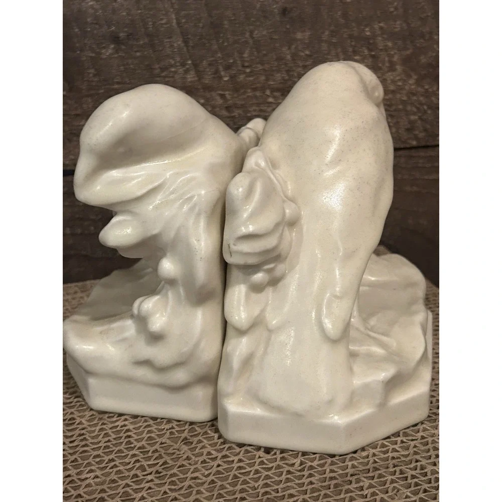 1939 Rookwood William McDonald‎ 2275 Rook Raven Bird Bookends 5.5